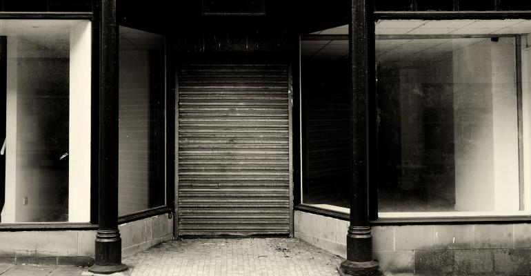 closed storefront