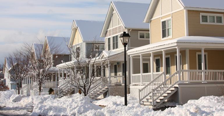 residential neighborhood street