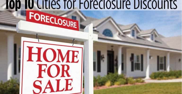 Top 10 Cities for Foreclosure Discounts on Single-Family Homes