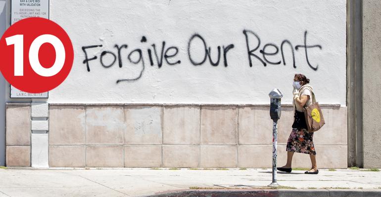 rent forgiveness message