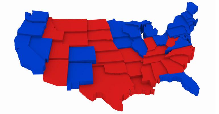 red and blue states