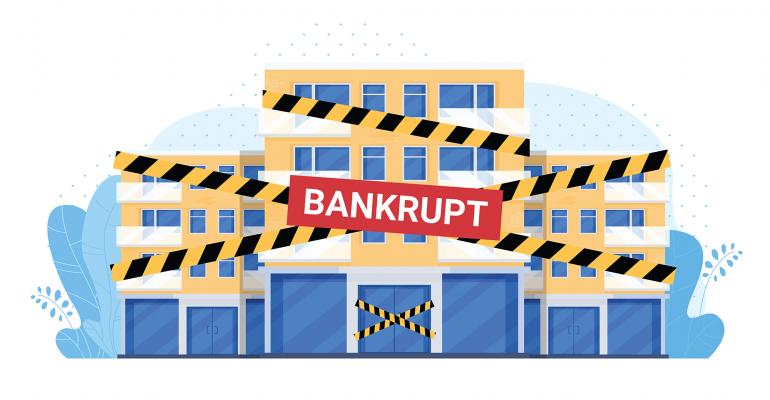 commercial building bankrupt