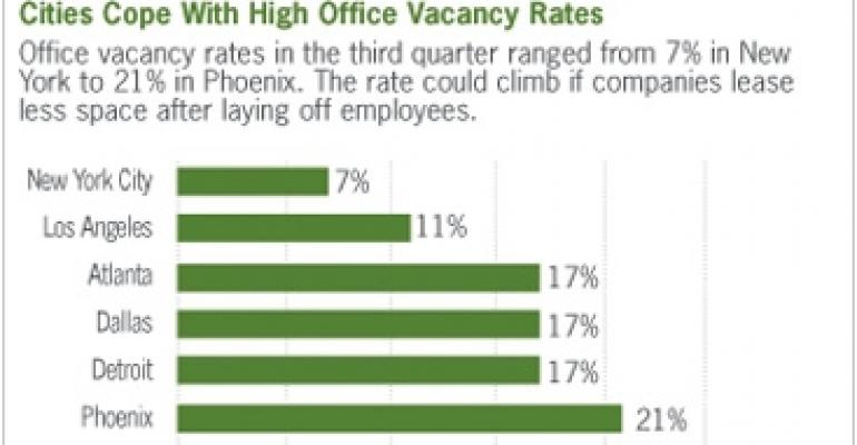 ‘Phantom’ Vacancy Haunts Office Market as Job Losses Mount