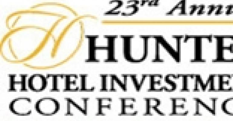 Hotel Lenders Invade Hunter Conference