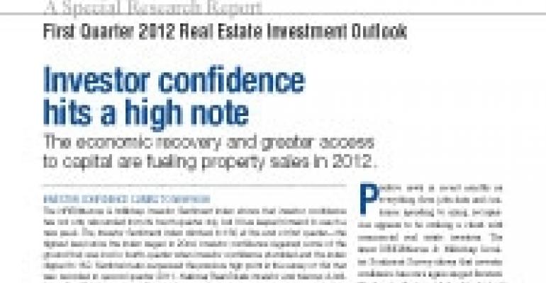 First Quarter 2012 Real Estate Investment Outlook