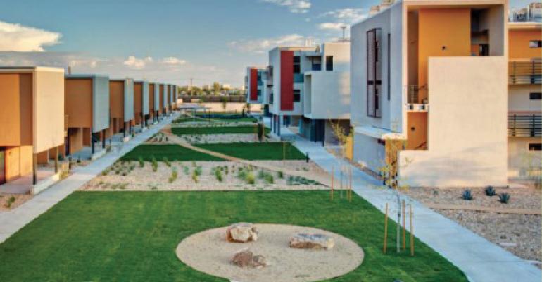 Paisano Green Community in El Paso Texas is seeking LEED Platinum certification and is a certified Enterprise Green Community