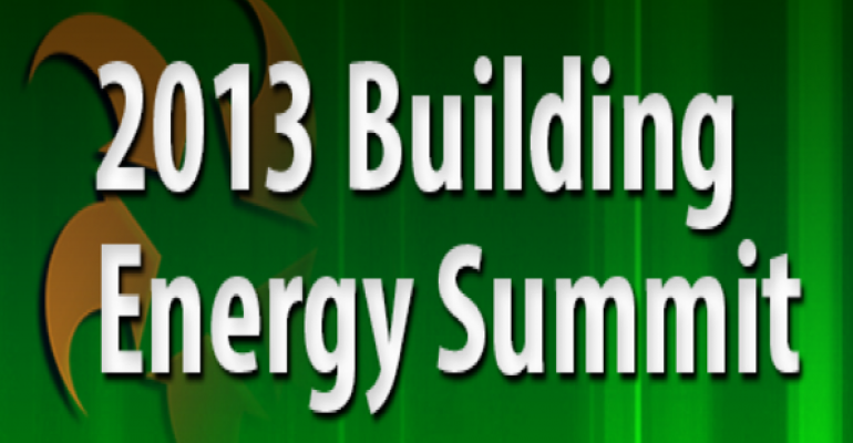 2013 Building Energy Summit Promises Tools for Change