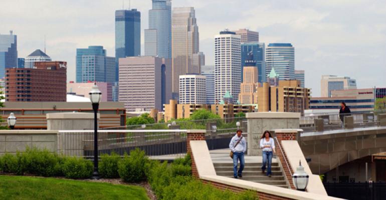 Minneapolis seen from the University of Minnesota ndash Twin Cities