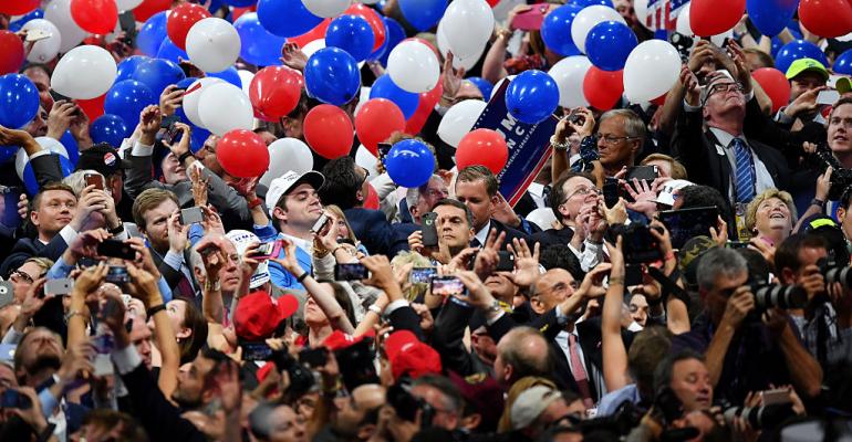 Republican National Convention crowd shot