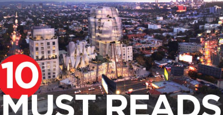  Gehrydesigned buildings at 8150 Sunset Boulevard