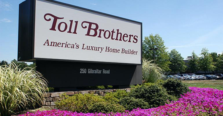 Toll Brothers sign